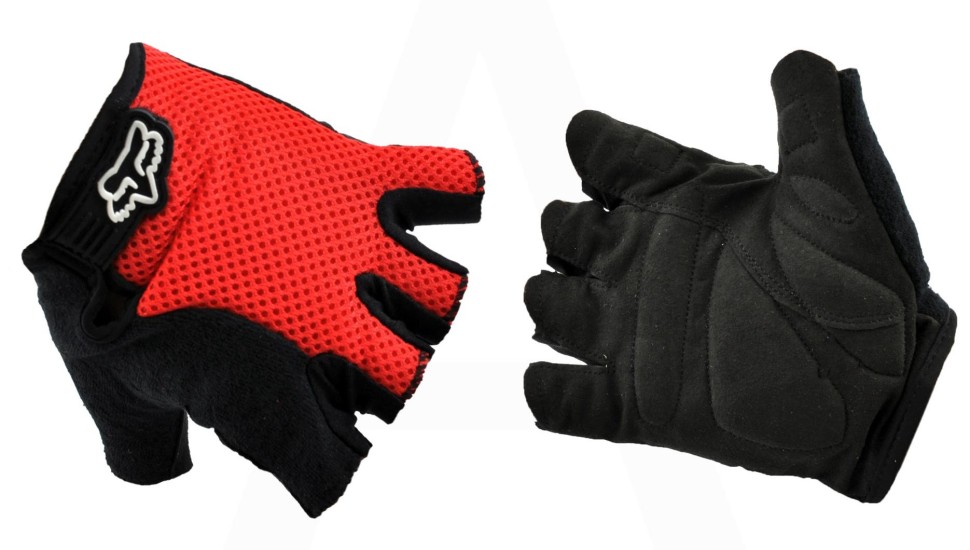 Мотоперчатки без пальцев GLOVE Freeride красные, размер - XL