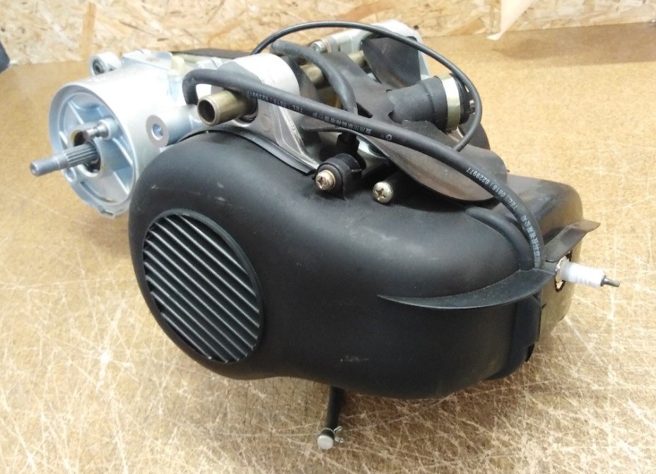 Двигатель 1E40QMB аналог 3KJ в сборе (колесо 10", короткий вал)