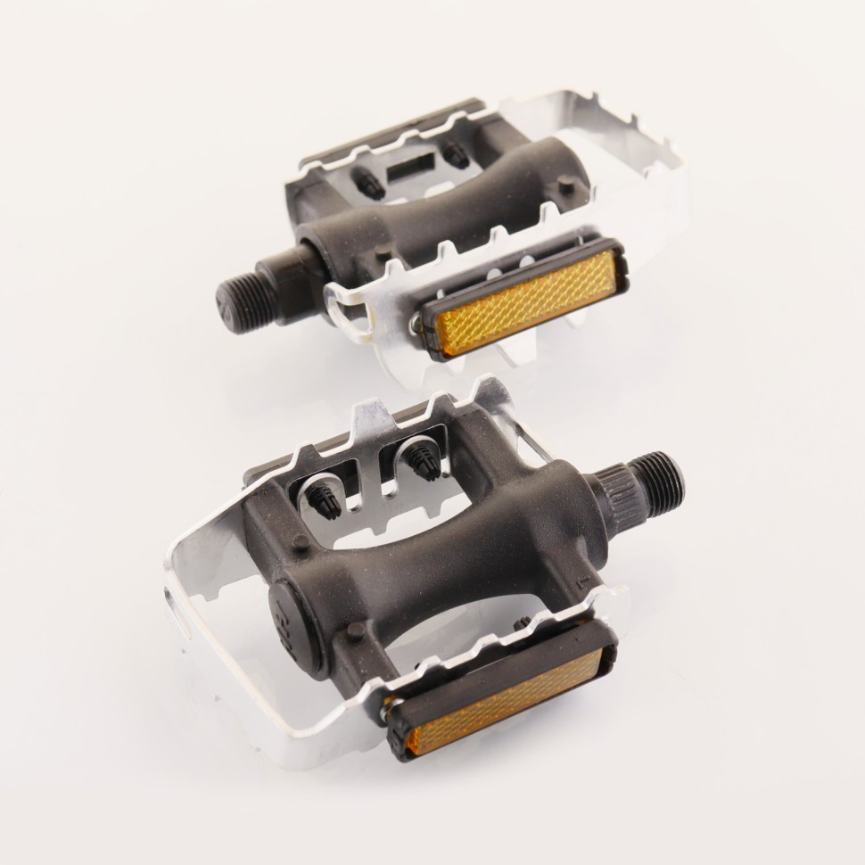 Педали велосипедные МТВ (с катафотами, алюминий, усиленные)