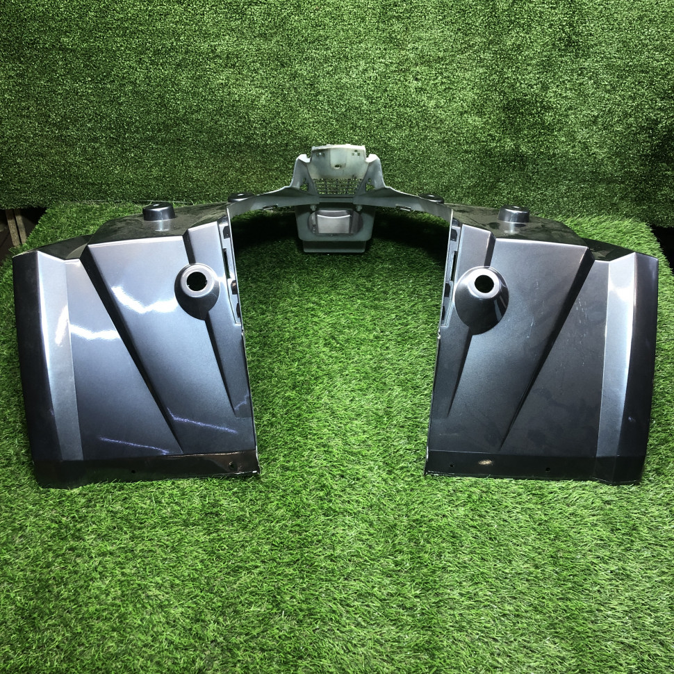 Пластик основной передний ATV WILD TRACK X (серый)