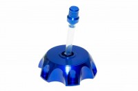 Крышка бензобака алюминиевая PITBIKE (синяя)