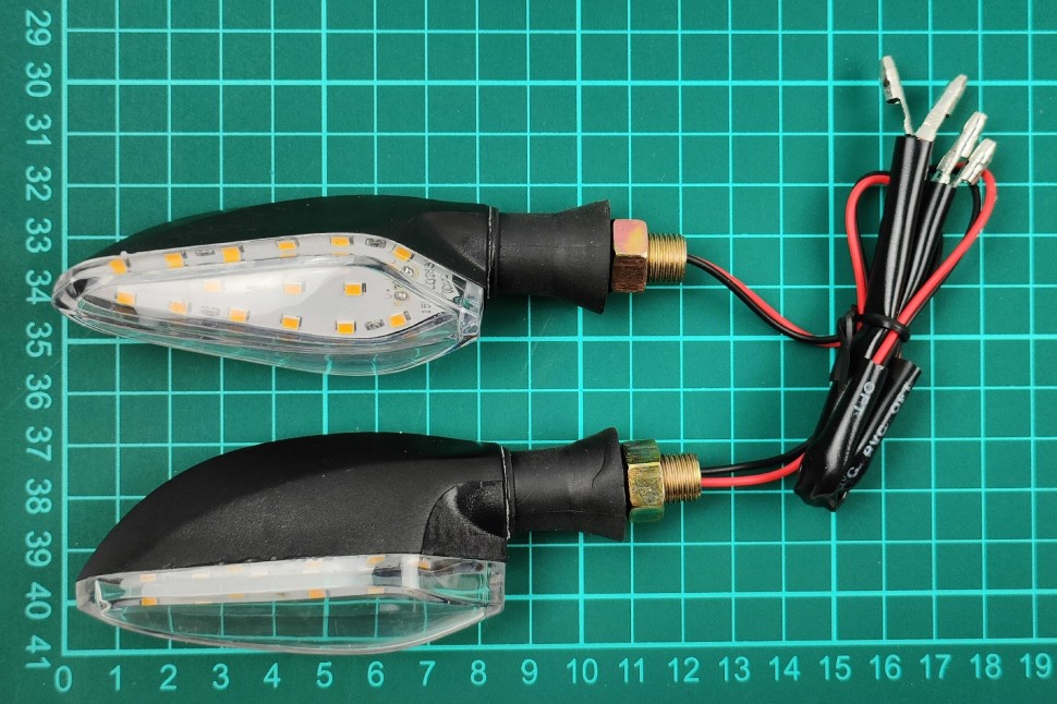 Указатель поворота светодиодный №11 (MINI-LED-5) (2 штуки)																																									