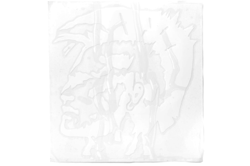 Наклейка декор IROKEZ (12x13см, белая)