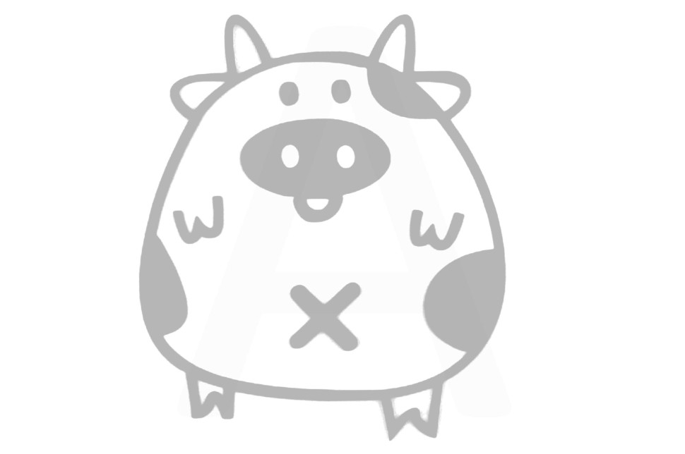 Наклейка декор PIG (хром)