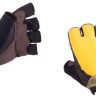 Мотоперчатки без пальцев FOX желтые размер - XL