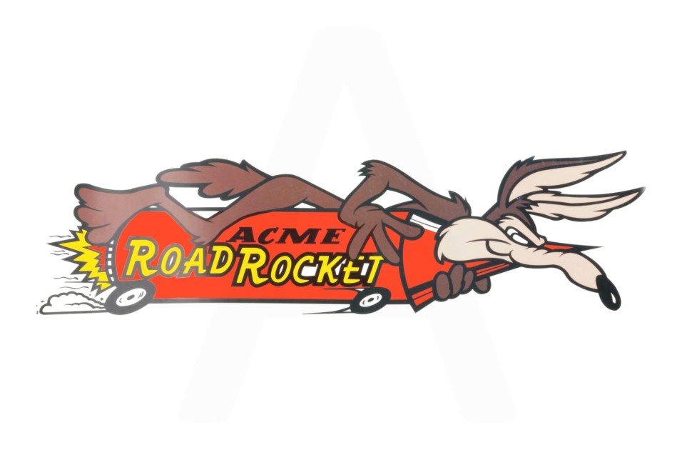 Наклейка декор ROAD ROCKET (24x8см)