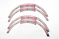 Наклейка на колесо 17/18 SZK (розовая)