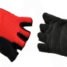 Мотоперчатки без пальцев GLOVE Freeride красные, размер - M