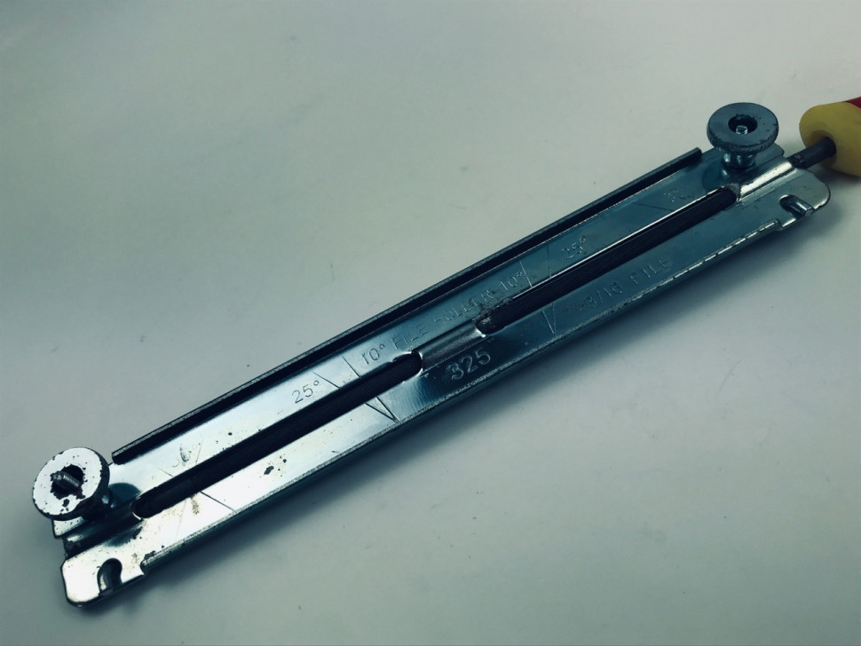 Напильник бензопильный d=4,8mm (+планка,ручка)