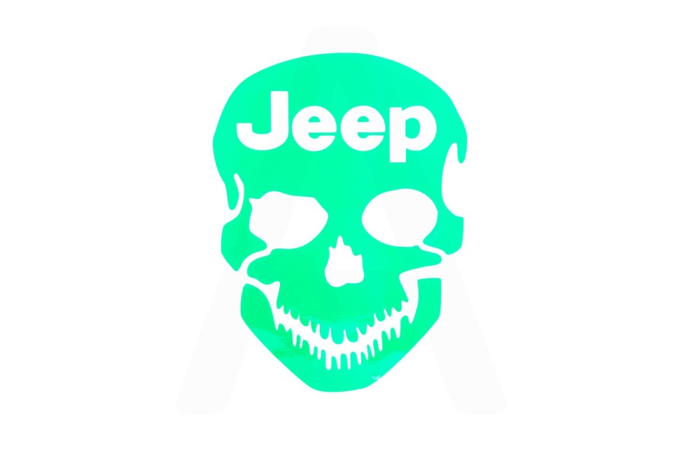 Наклейка логотип JEEP 16x13см