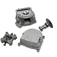 Головка цилиндра 139QMB 80сс d-50mm в сборе с клапанами, рокерами, распредвалом, крышкой