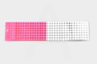 Наклейки (набор) полосы светоотражающие (21х5см, 2шт)