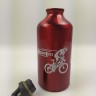 Велосипедная фляга (500ml) (алюминиевая, красная)