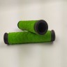 Ручки руля велосипедные (125mm) (резиновые, зеленые)