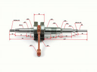 Коленвал Suzuki AD-50