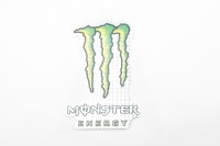 Наклейка логотип MONSTER ENERGY (17х12см)