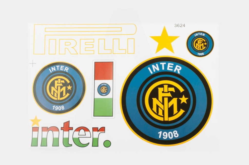 Наклейки набор спонсор INTER 26х18см