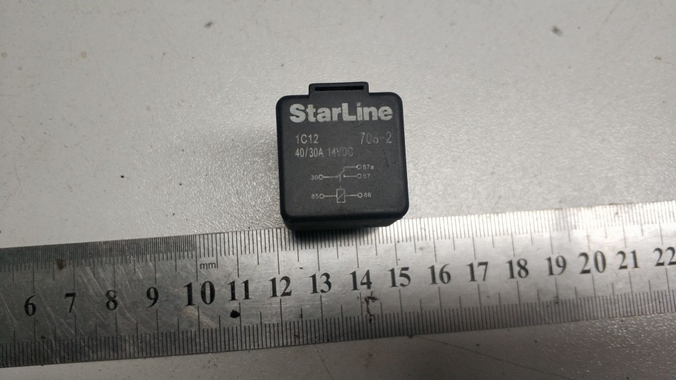 Реле StarLine 5-контактное 40/30А