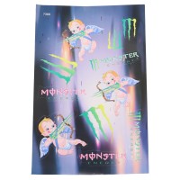 Наклейки (набор) MONSTER ENERGY (25х17см)
