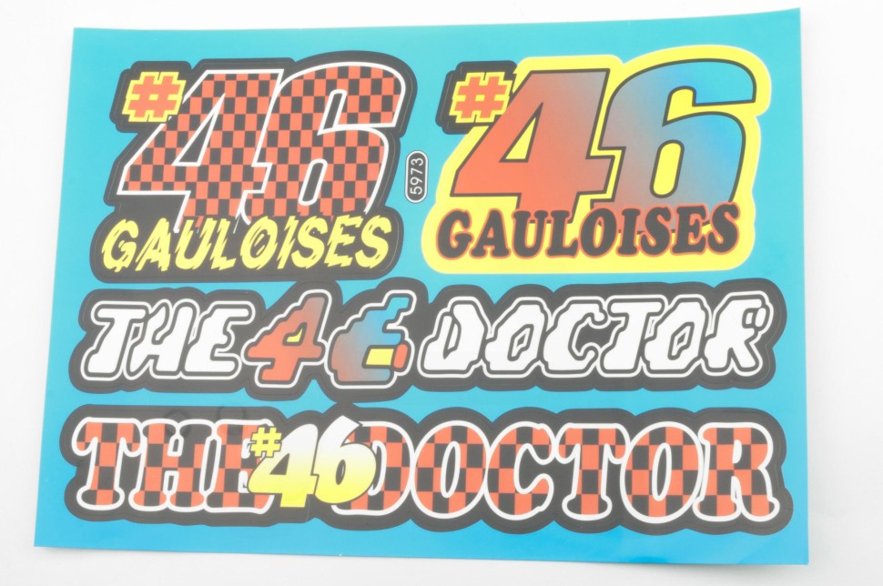Наклейки набор спонсор THE DOCTOR 32х23см