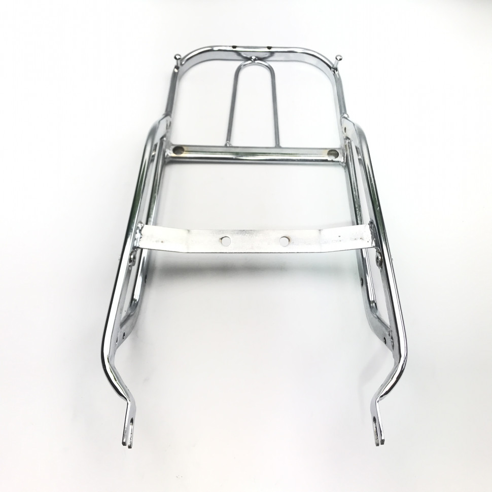 Багажник в сборе с боковыми подножками мопед Альфа