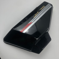 Крышка аккумулятора мопед Альфа пара черная (Уценка)