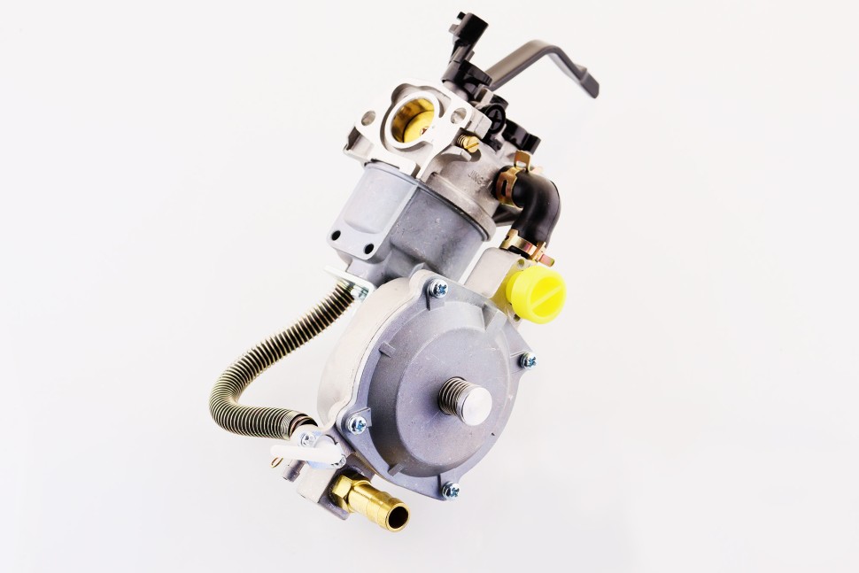 Карбюратор двигателя 168F/170F (6,5/7 л.с.) (с газовым редуктором)