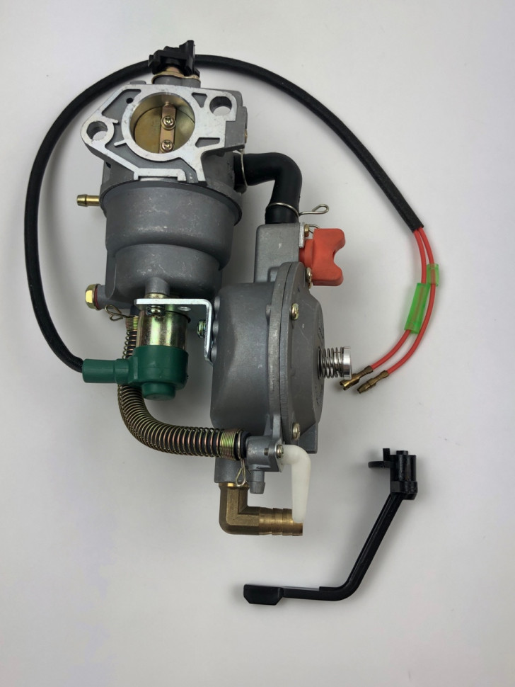 Карбюратор двигателя 177F/188F (9/13 л.с.) (с газовым редуктором и электромагнитным клапаном)