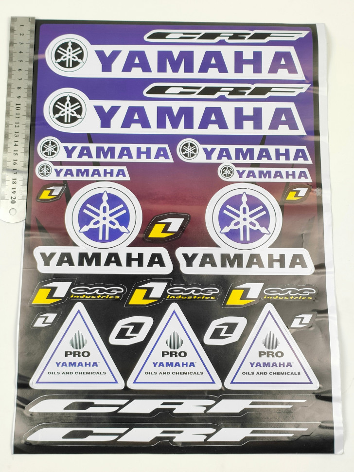 Наклейки (комплект) YAMAHA (28х43см) - тип 1