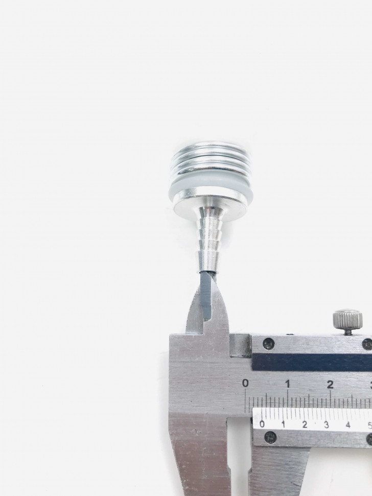 Груша Буран средняя в сборе с 2 клапанами штуцер 6 мм