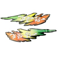 Наклейки набор RAINBOW 37х9см