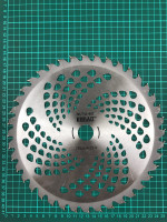 Нож мотокосы 40T (d=255/25.4 mm) (победитовые зубья)