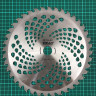 Нож мотокосы 40T (d=255/25.4 mm) (победитовые зубья)