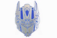 Наклейка шильдик TRANSFORMER (9х7см, синяя)