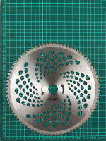 Нож мотокосы 80T (d=255/22.4 mm) (победитовые зубья)