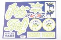 Наклейки (набор) спонсоры, мультибренд (23х18см)