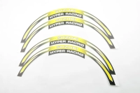 Наклейка на колесо 17/18 SZK (желтая)