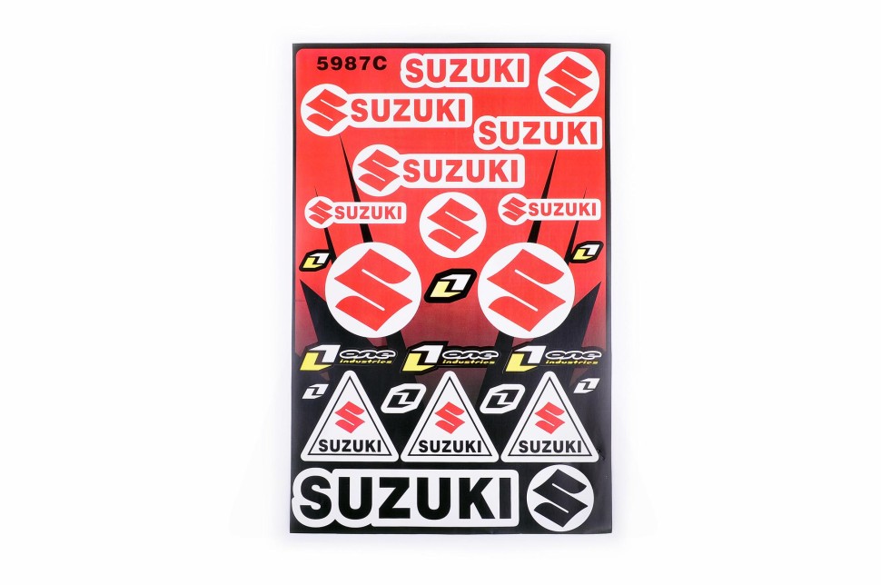 Наклейки (комплект) SUZUKI (28х43см) - тип 1