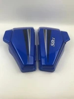 Крышка аккумулятора мопед Альфа пара синяя