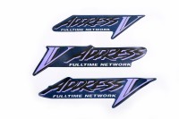 Наклейки (набор) Suzuki ADDRESS V (18х5см, 3шт)