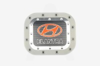 Наклейка на крышку бака ELANTRA (15х13см)
