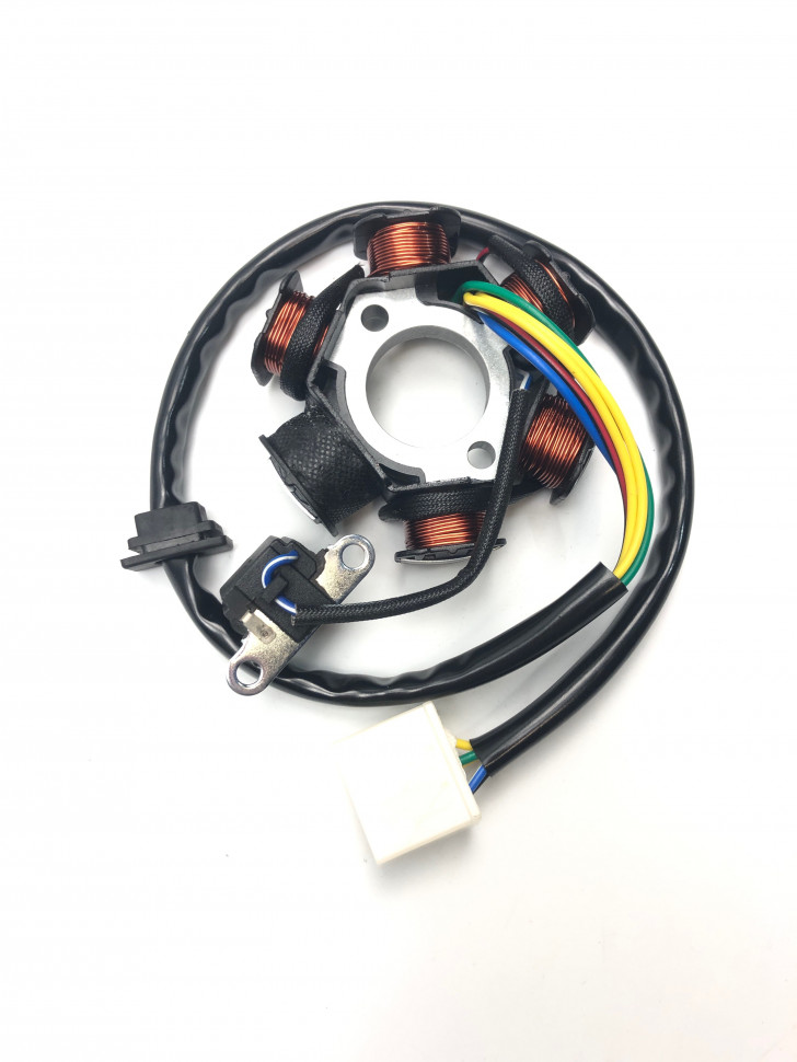 Статор генератора 139FMB,147FMH,152FMH 50-110см3 (6 катушек) Статор генератора 139FMB,147FMH,152FMH 50-110см3 (6 катушек)