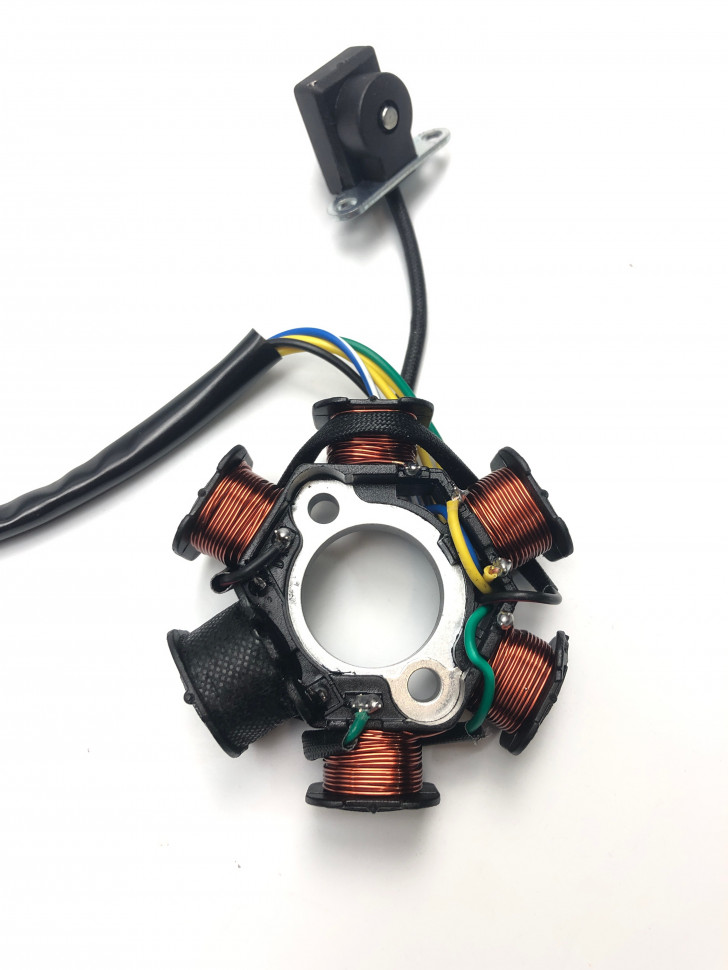 Статор генератора 139FMB,147FMH,152FMH 50-110см3 (6 катушек) Статор генератора 139FMB,147FMH,152FMH 50-110см3 (6 катушек)