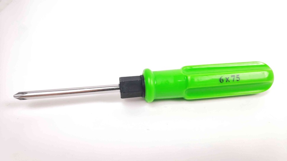 Отвертка переставная 75мм PH2-Sl6мм (ручка пластик) Отвертка переставная 75мм PH2-Sl6мм (ручка пластик)