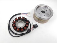 Генератор в сборе с маховиком YBR125 (12 катушек)