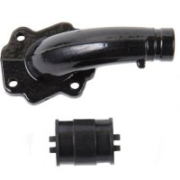 Впускной патрубок длинный 2т (1E40QMB) + переходник карбюратора резиновый