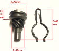 Храповик Honda Tact - 3 зацепа, 7 лев. витков - тип 1