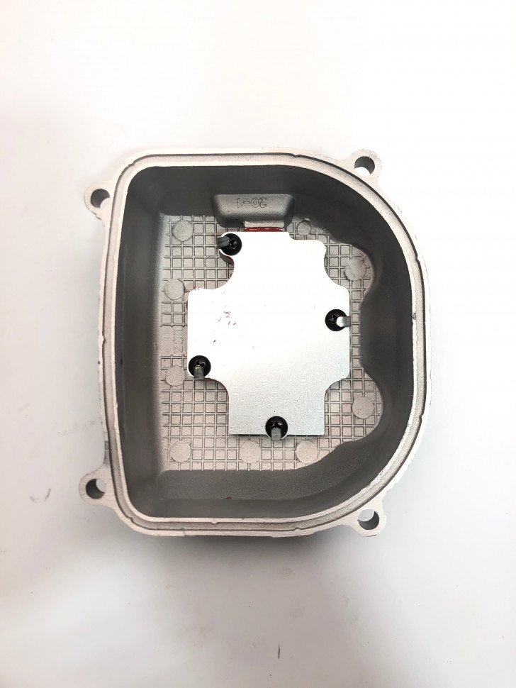 Головка цилиндра 157QMJ, 152QMI d-57.4mm 150cc в сб. (клапана, рокера, распредвал, крышка клапанов)