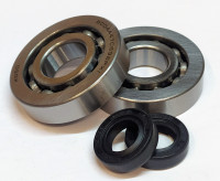 Подшипники коленвала Honda DIO AF18/27 20*52*12 (+сальники) &quot;KOSO&quot;																				