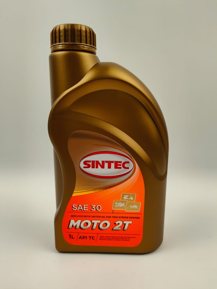 Масло SINTEC 2T МOTO  полусинтетика 1л.